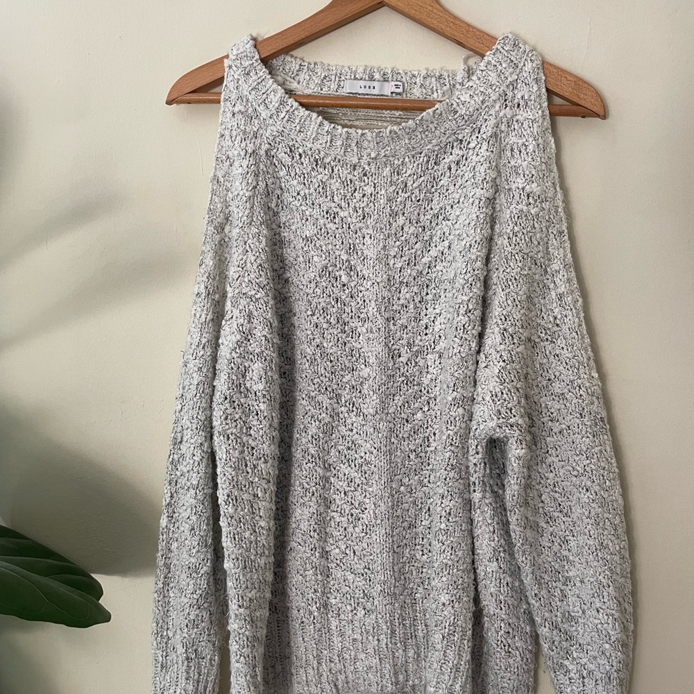 Cozy Knit Sweater in Gray